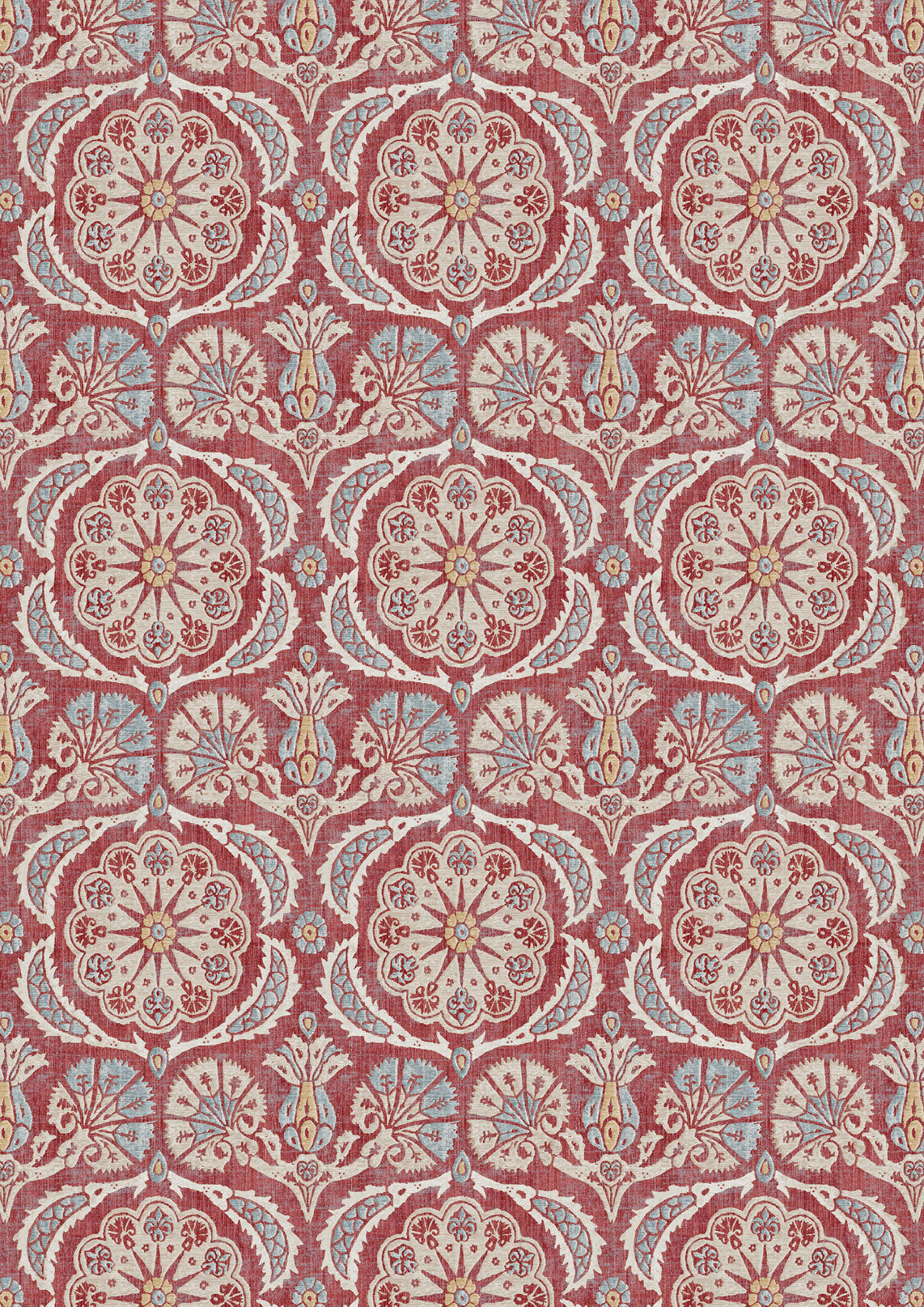 Pasha Carnation – volle Breite — Lewis & Wood Tapete