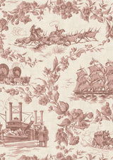 Pioneer Days Dusty Rose – close-up — Lewis & Wood stof