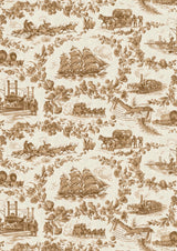 Pioneer Days Gingerbread – koko leveys — Lewis & Wood -tapetti