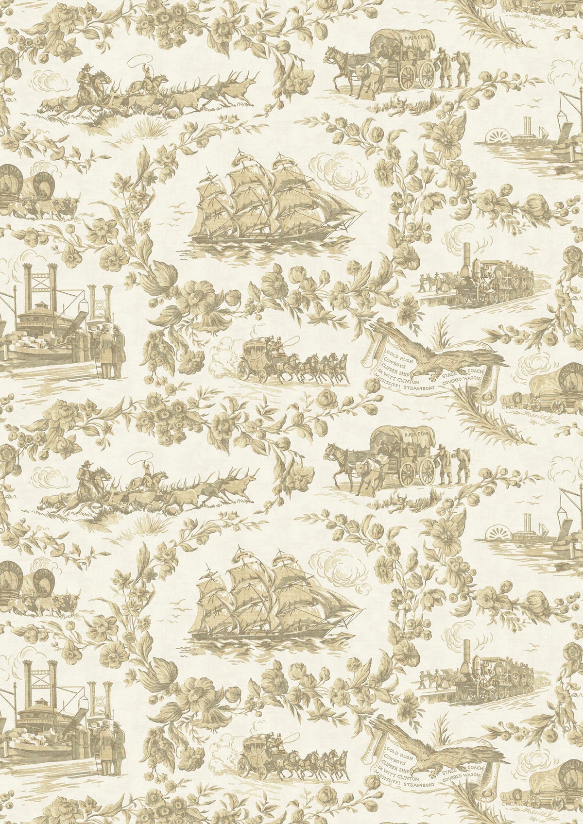 Pioneer Days Prairie – volle breedte — Lewis & Wood stof