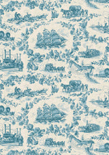 Pioneer Days Sky Stone – koko leveys — Lewis & Wood -tapetti