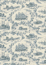 Pioneer Days Steamer – koko leveys — Lewis & Wood -tapetti