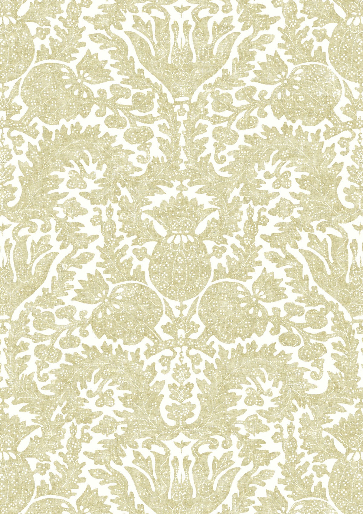 Pomegranate Fresco Chicory – full width — Lewis & Wood fabric