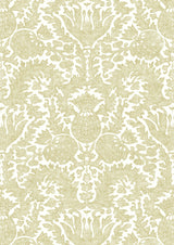 Pomegranate Fresco Chicory – full width — Lewis & Wood fabric