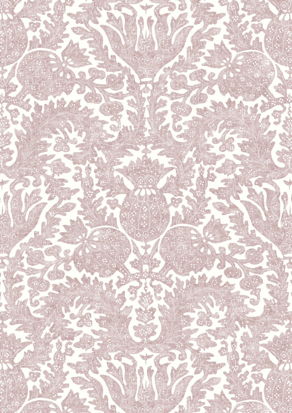 Pomegranate Fresco Hellebore – full width — Lewis & Wood fabric
