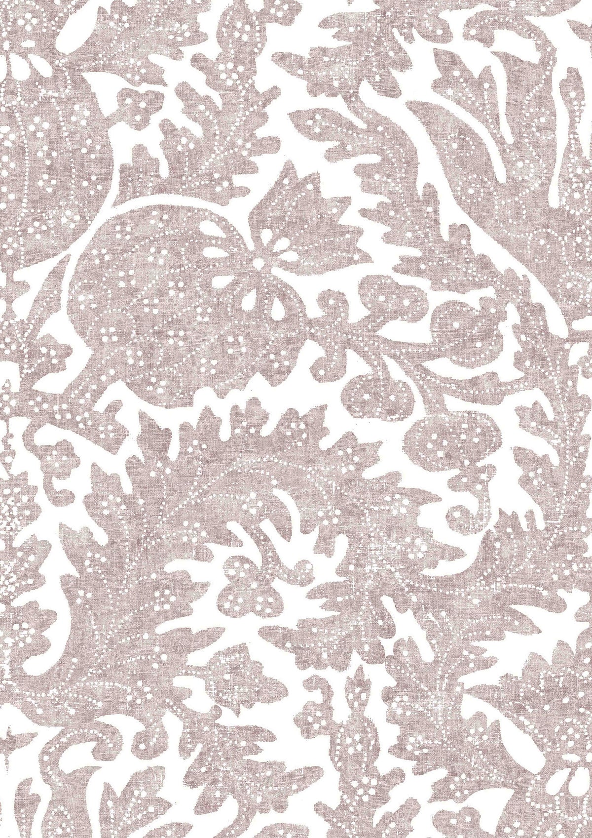 Pomegranate Fresco Hellebore – Nahaufnahme — Lewis & Wood Tapete