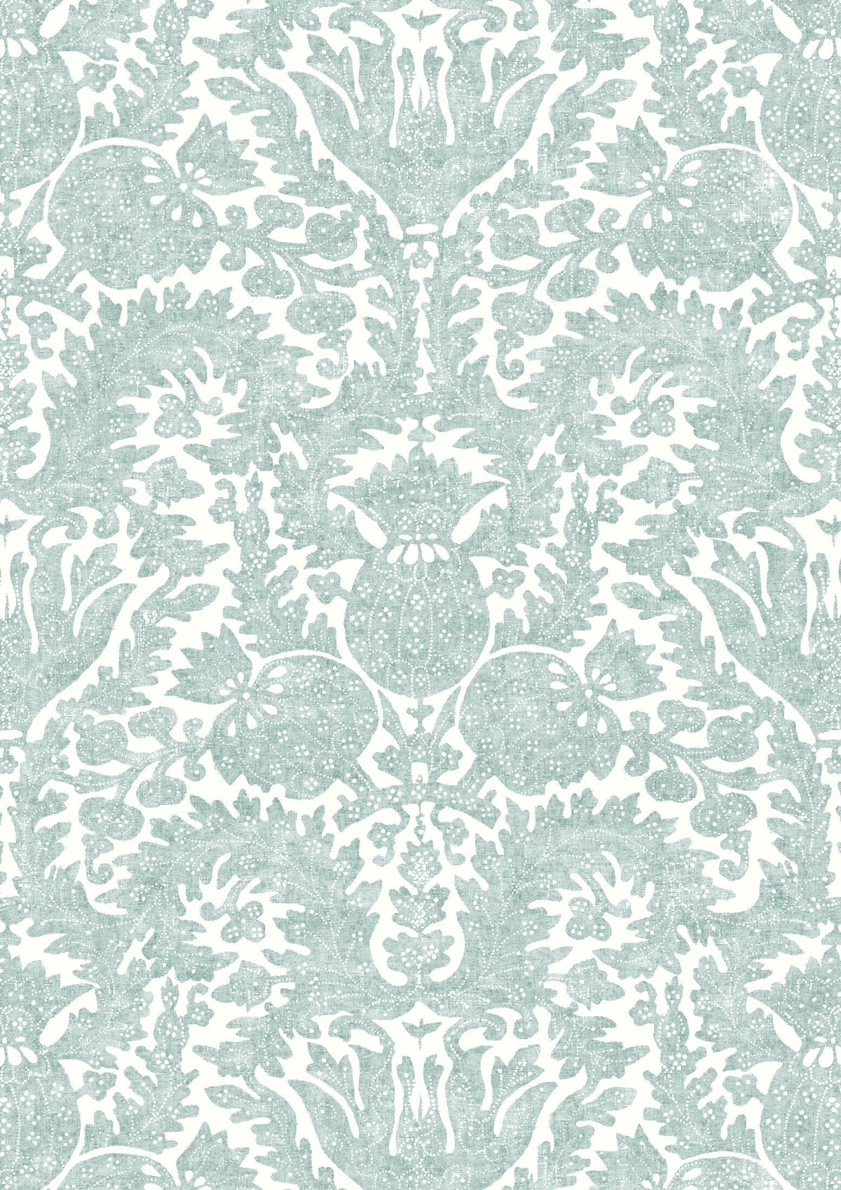 Pomegranate Fresco Marina – full width — Lewis & Wood fabric