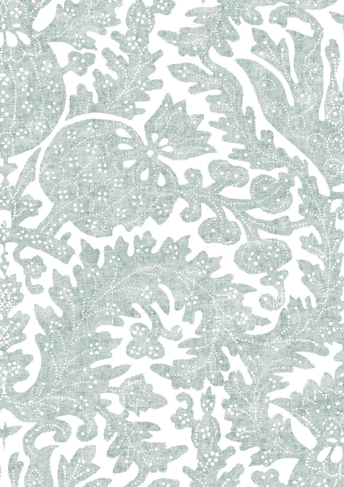 Pomegranate Fresco Marina – close-up — Lewis & Wood fabric