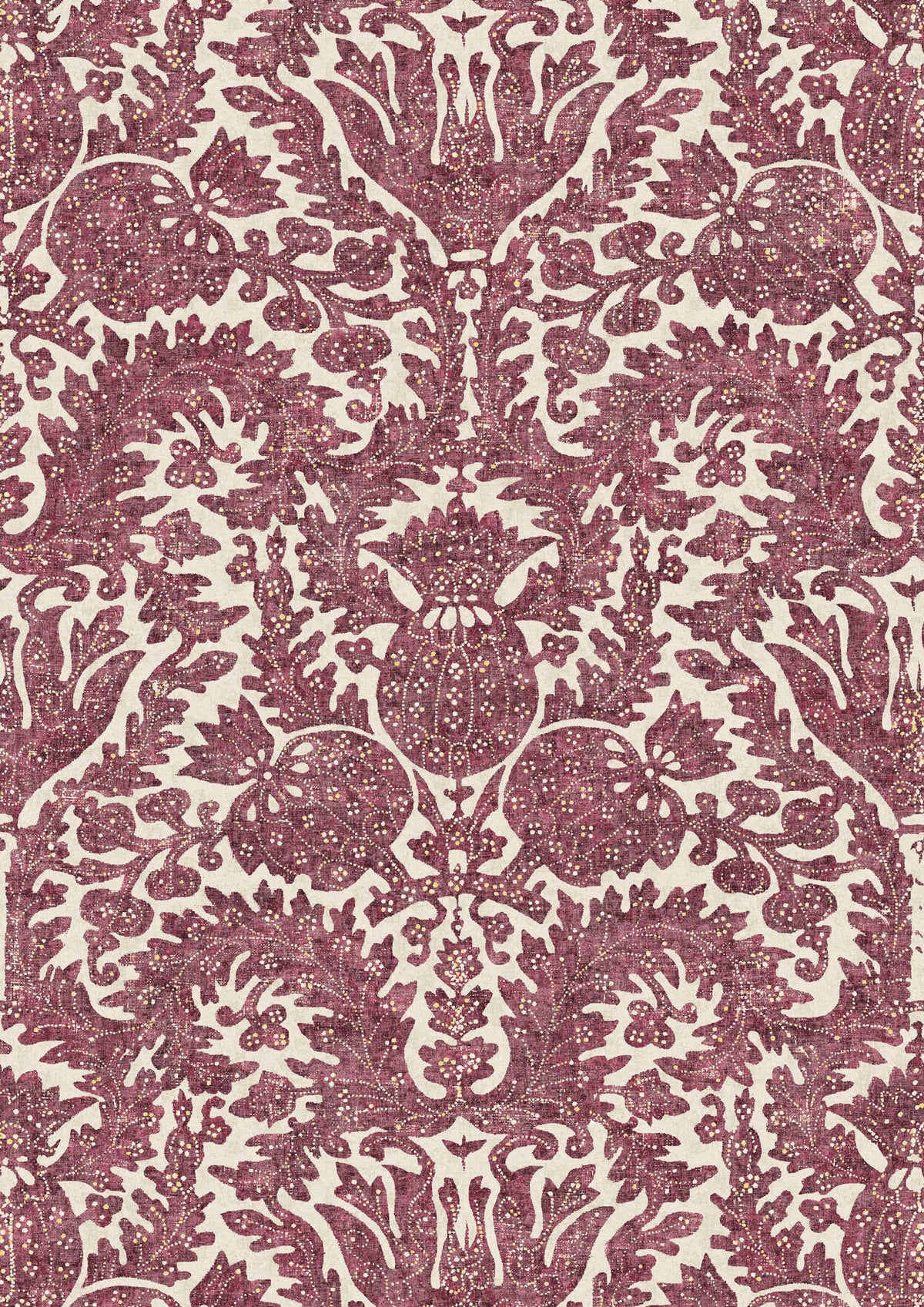 Pomegranate Raspberry – volle breedte — Lewis & Wood behang