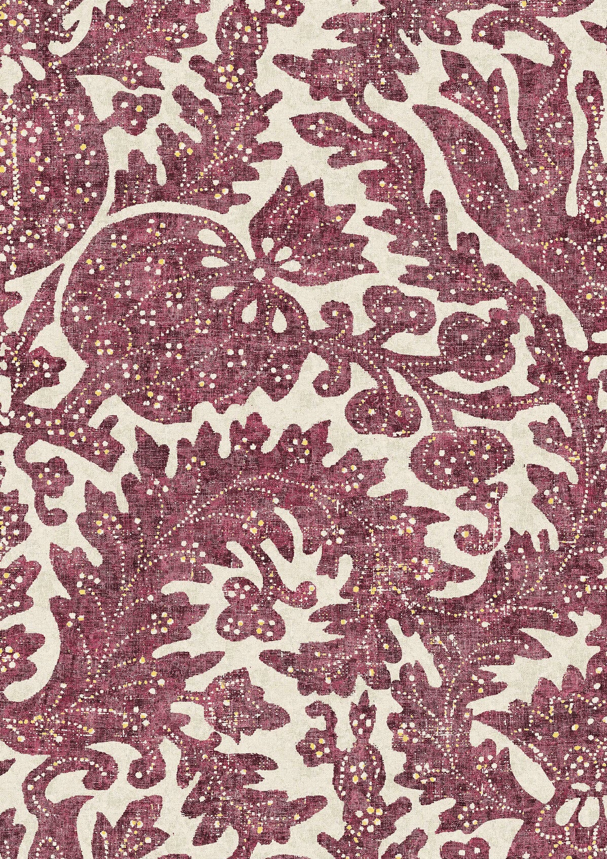 Pomegranate Raspberry – close-up — Lewis & Wood behang