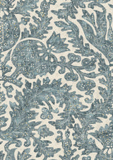 Pomegranate Sea Holly – Nahaufnahme — Lewis & Wood Stoff