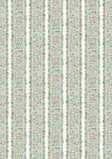 Ravi Ribbon Pistachio Rose – volle breedte — Lewis & Wood behang
