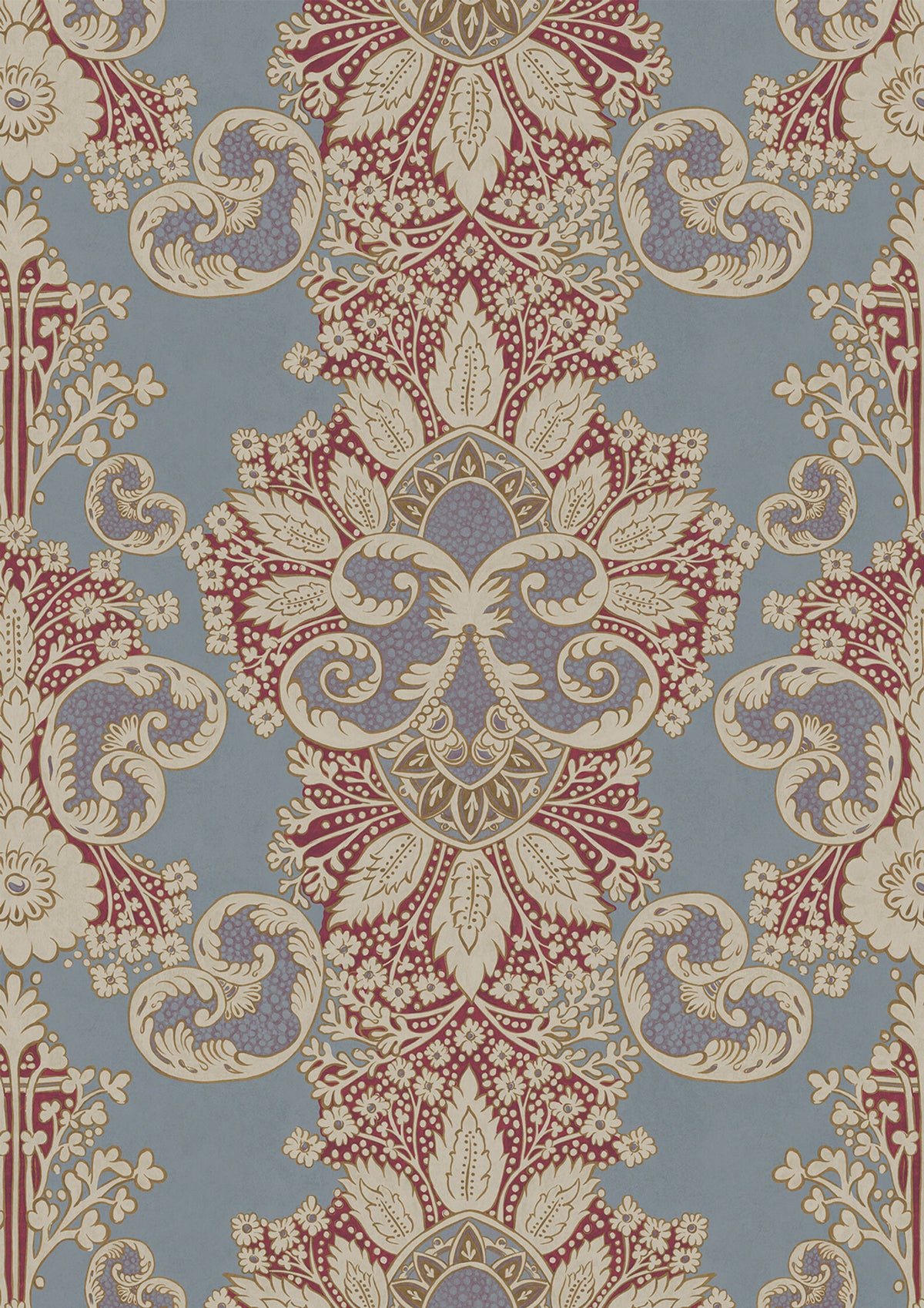 Rococo Heraldic – lähikuva — Lewis & Wood -tapetti