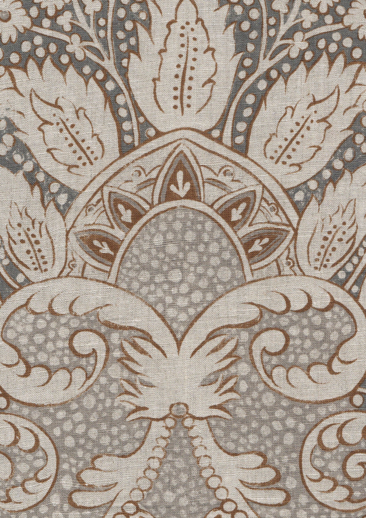 Rococo Linen Sparrow — Lewis & Wood stof
