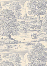 Royal Oak Aerial – Nahaufnahme — Lewis & Wood Tapete
