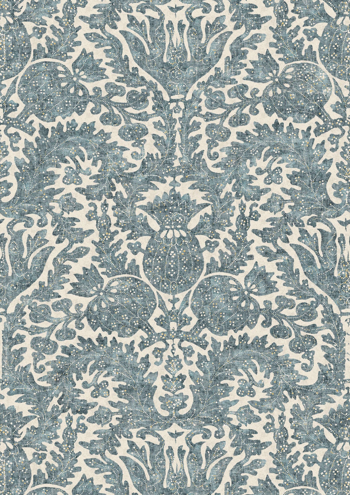 Pomegranate Sea Holly – volle Breite — Lewis & Wood Stoff