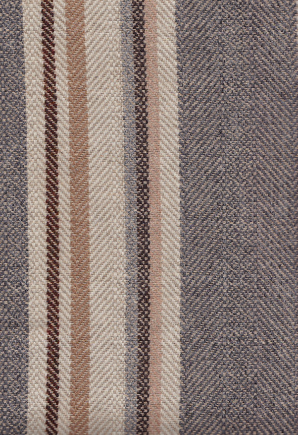 Selsley Stripe Slate — Lewis & Wood stof