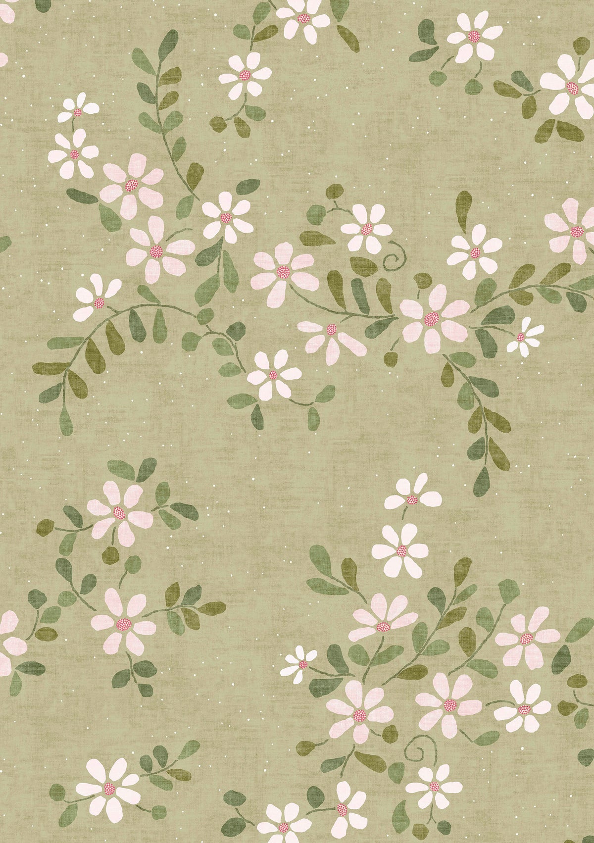 Stellata Daisy – Nahaufnahme — Lewis & Wood Stoff