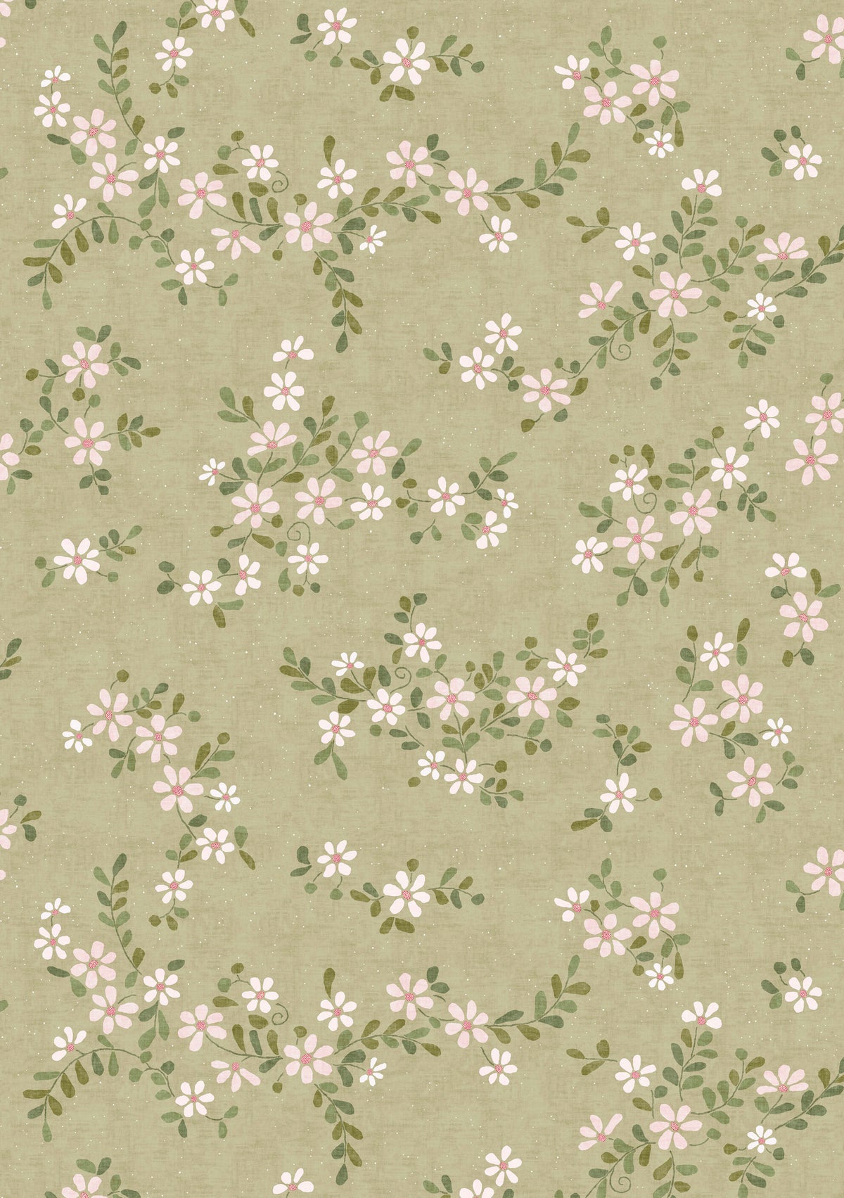 Stellata Daisy – volle Breite — Lewis & Wood Tapete