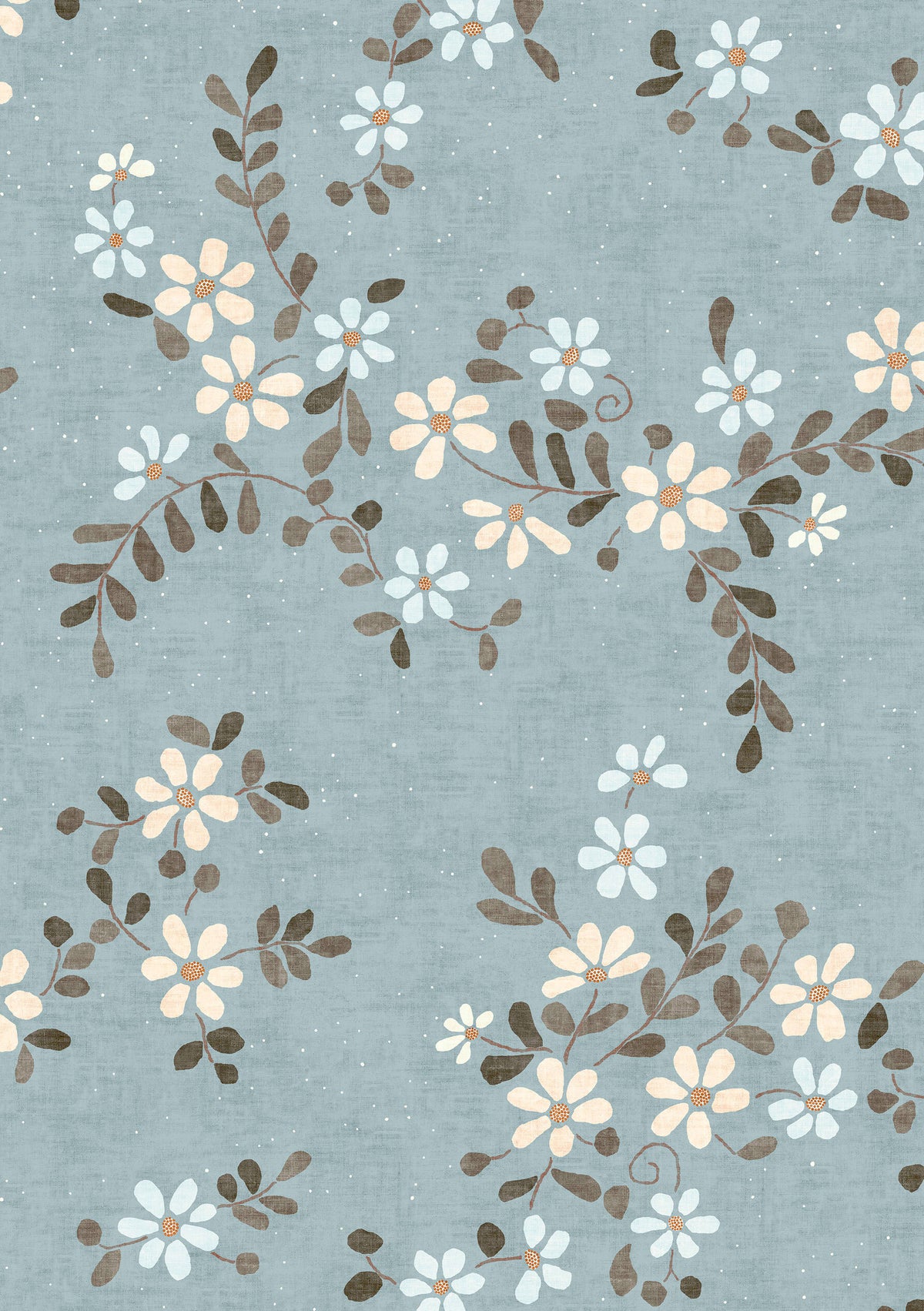 Stellata Misty – Nahaufnahme — Lewis & Wood Tapete