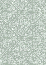 Stockholm Stitch Sea Holly – Nahaufnahme — Lewis & Wood Stoff