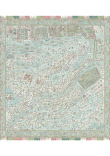 The Map Mini Pistachio Rose – hel bredd — Lewis & Wood tapet