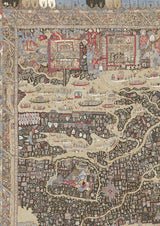 The Map Mini Twilight – närbild — Lewis & Wood tapet