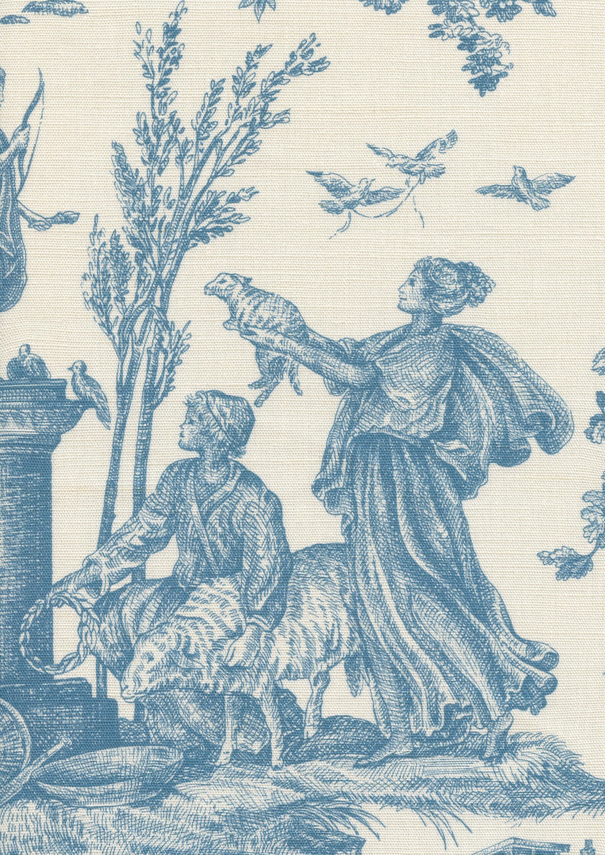 Toile Baptiste Ciel — Lewis & Wood Stoff