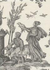 Toile Baptiste Douce Noir — Lewis & Wood Stoff
