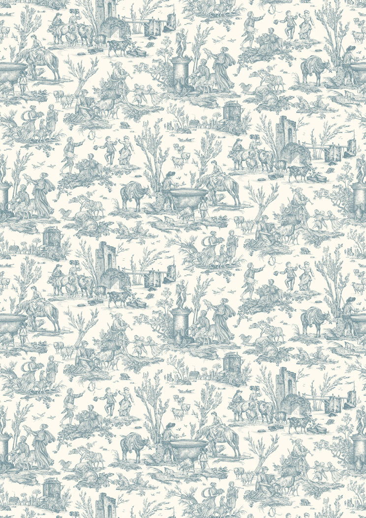 Toile Baptiste Celeste – volle Breite — Lewis & Wood Stoff