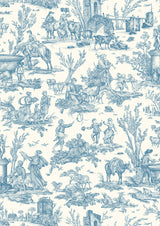 Toile Baptiste Ciel – Nahaufnahme — Lewis & Wood Stoff