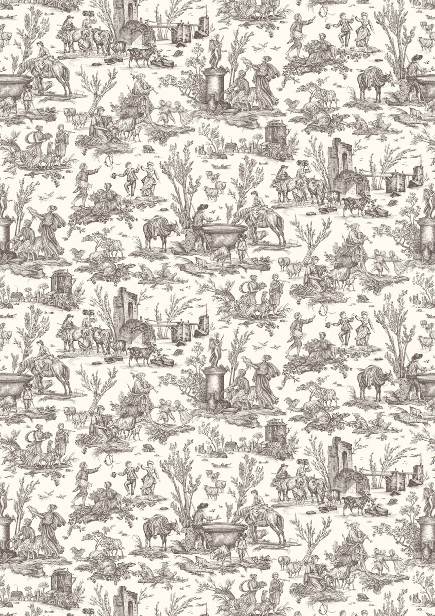 Toile Baptiste Douce Noir – volle Breite — Lewis & Wood Stoff