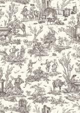 Toile Baptiste Douce Noir – Nahaufnahme — Lewis & Wood Stoff