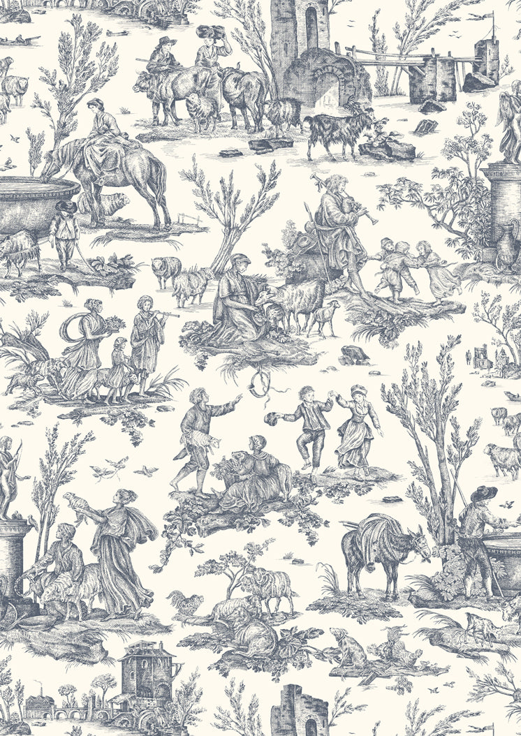 Toile Baptiste Moule – Nahaufnahme — Lewis & Wood Stoff