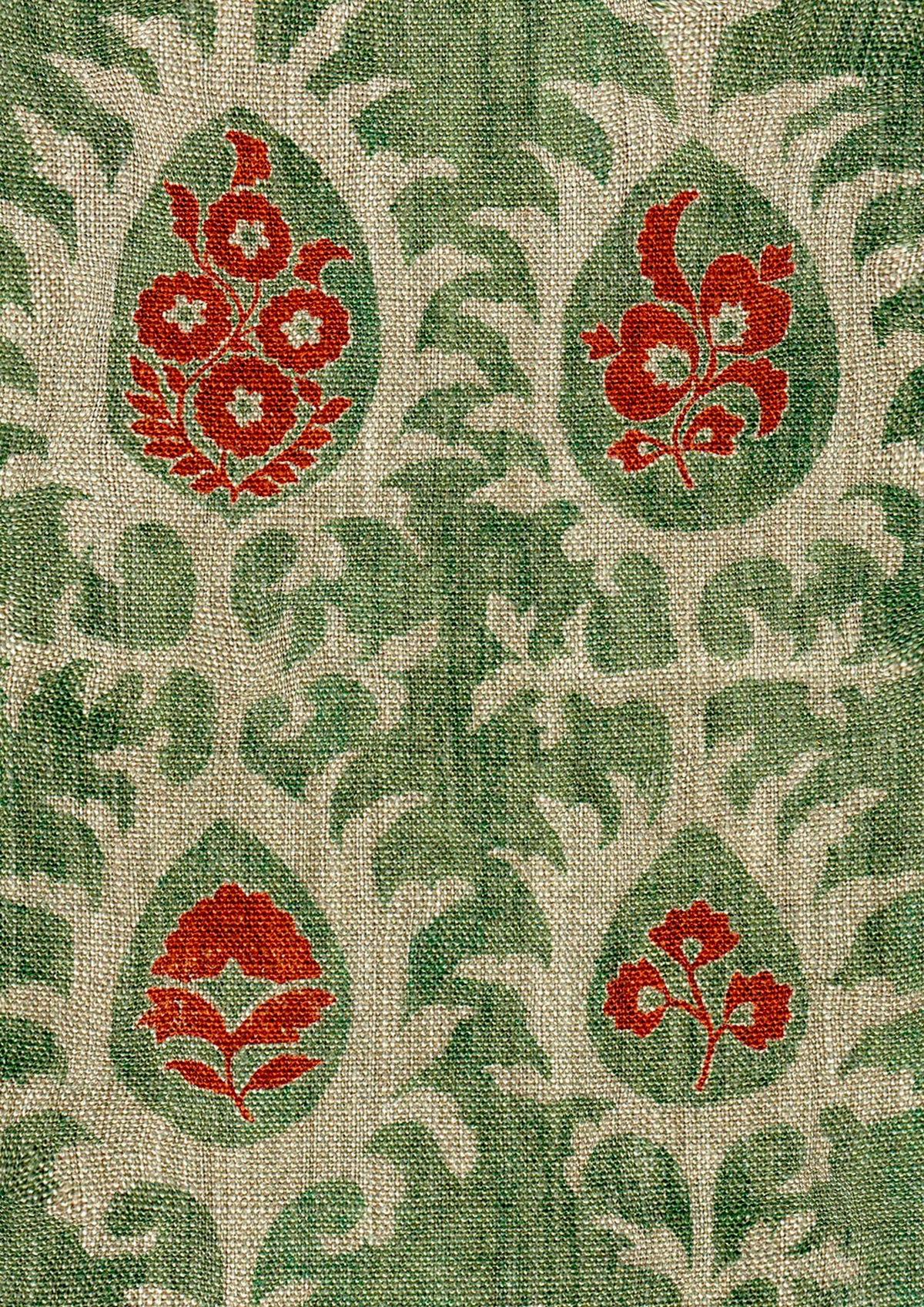 Tribal Limpopo Green — Lewis & Wood stof