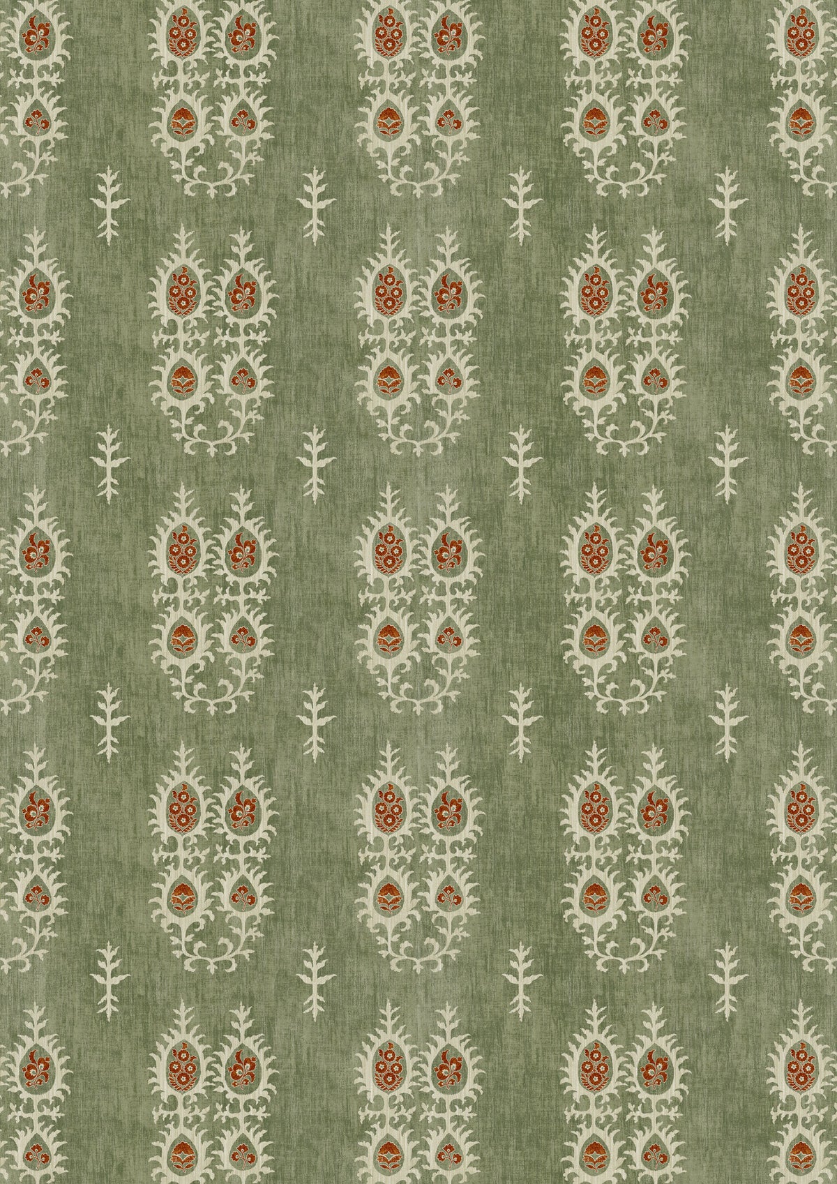 Tribal Limpopo Green – hel bredd — Lewis & Wood tapet