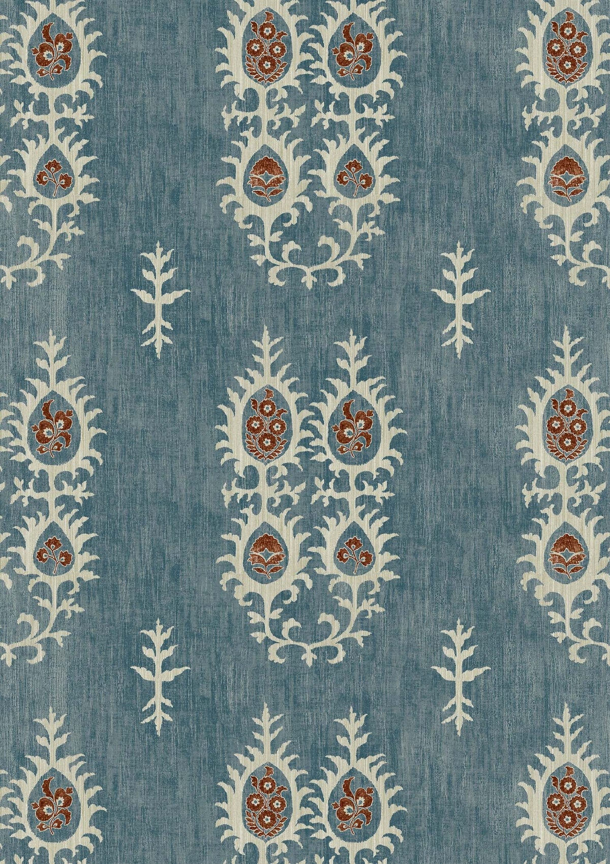 Tribal Masai Blue – närbild — Lewis & Wood tapet