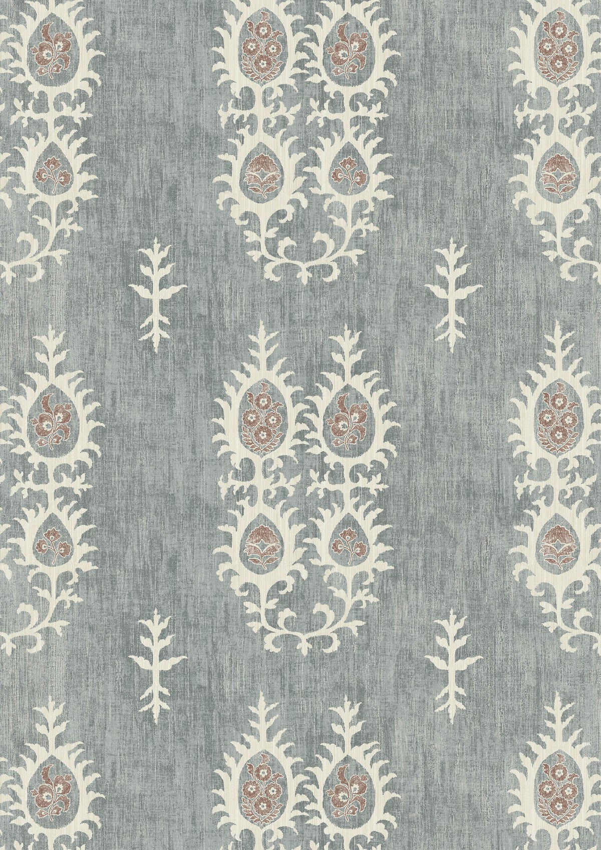 Tribal Monsoon Blue – närbild — Lewis & Wood tapet