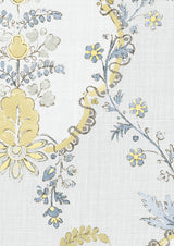 Vallance Blue Citrine — Lewis & Wood behang