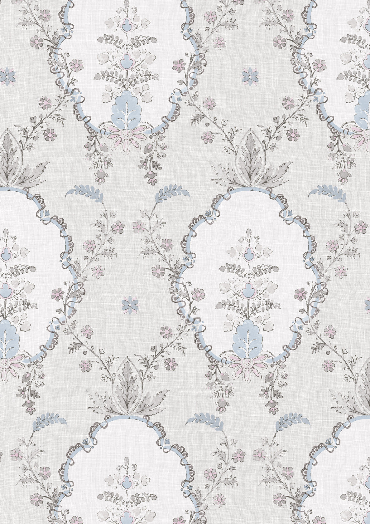 Vallance Tea Rose – close-up — Lewis & Wood behang