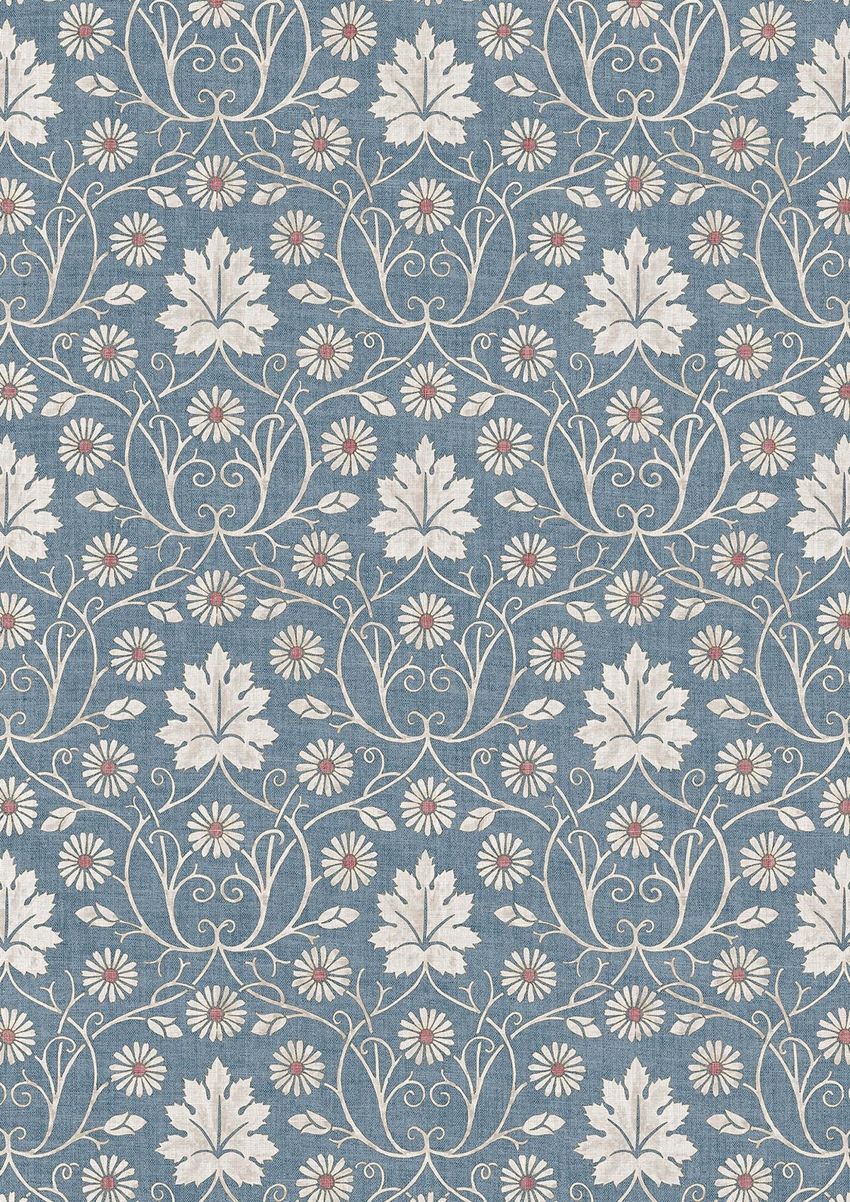 Vineheart Denim – närbild — Lewis & Wood tyg