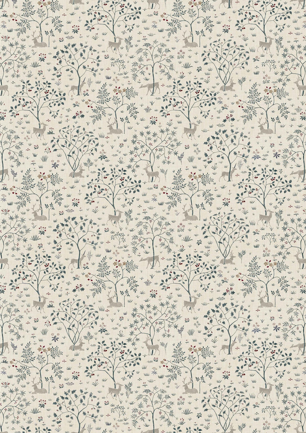 Voysey Park Cluny – volle Breite — Lewis & Wood Tapete