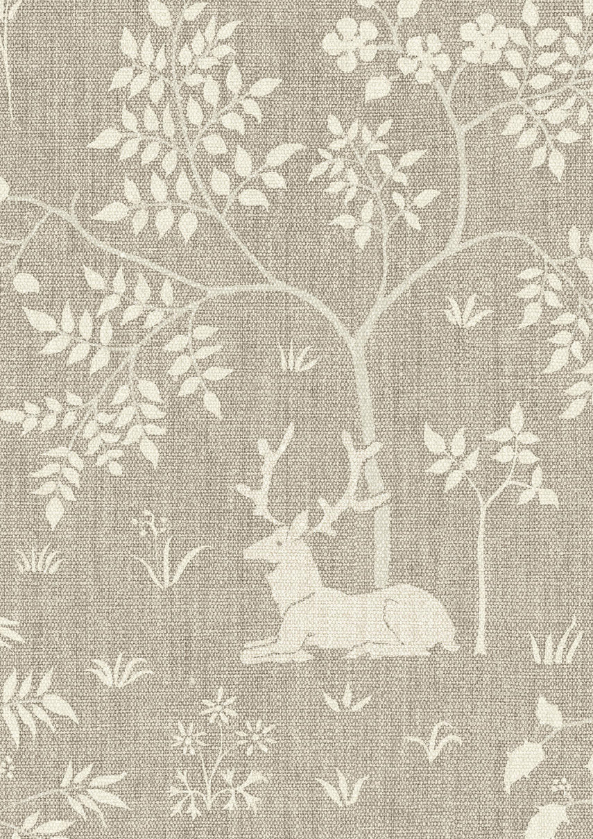 Voysey Park Flax – Detail — Lewis & Wood Tapete