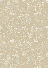 Voysey Park Mellow – Nahaufnahme — Lewis & Wood Tapete