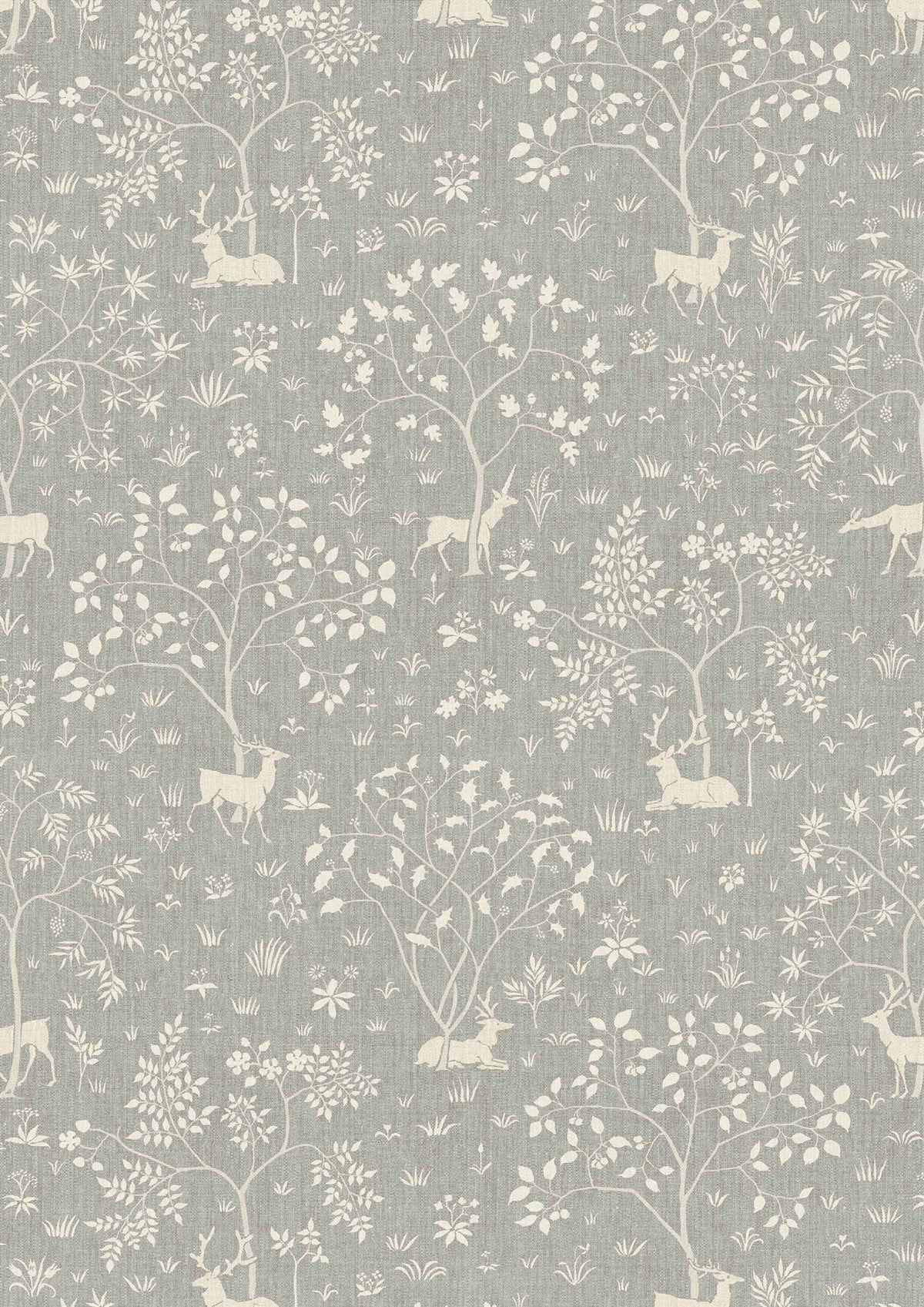Voysey Park Mineral – Nahaufnahme — Lewis & Wood Tapete