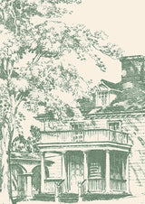Washington Toile Lincoln Green — Lewis & Wood stof