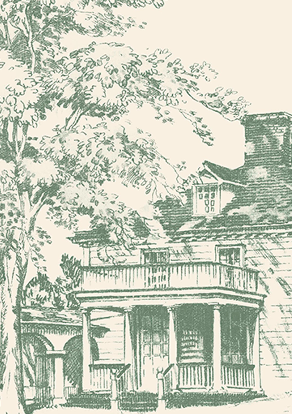 Washington Toile Stofstaal Lincoln Green