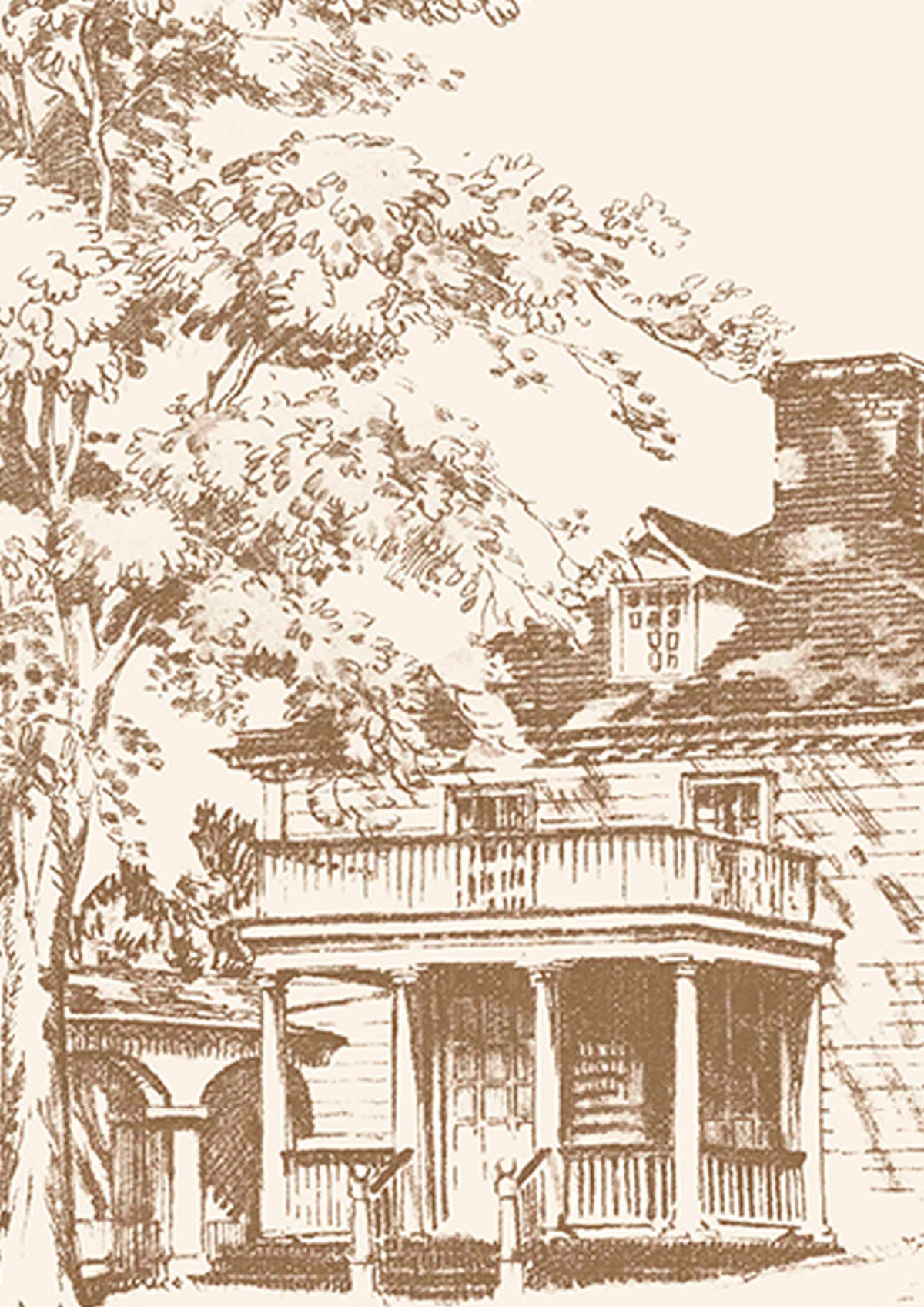 Washington Toile Vintage — Lewis & Wood behang