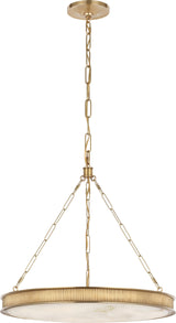 Matthew 24" Kroonluchter — Marie Flanigan for Visual Comfort & Co. — Soft Brass with Alabaster