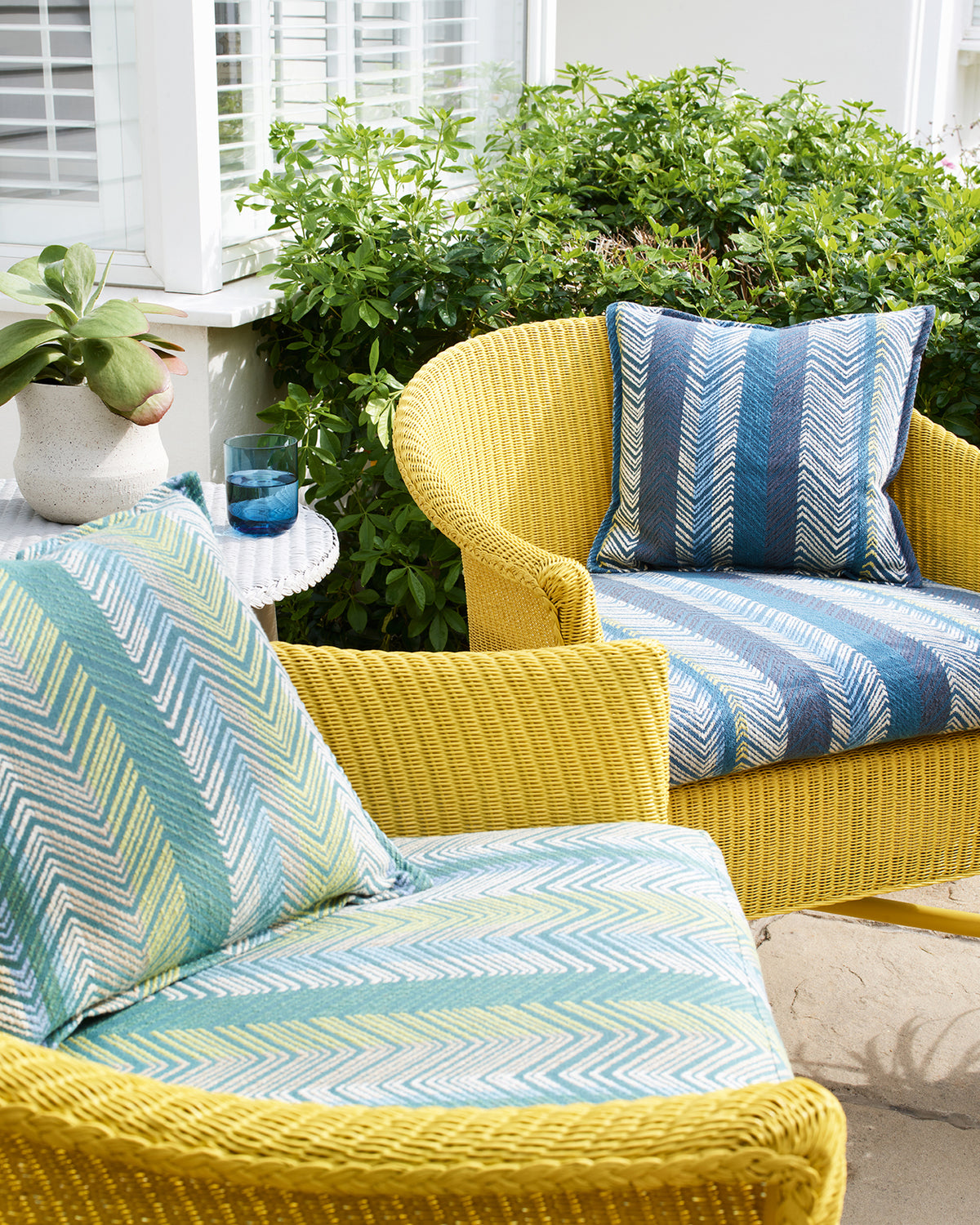 Medina Stripe sfeerbeeld — Jane Churchill stof